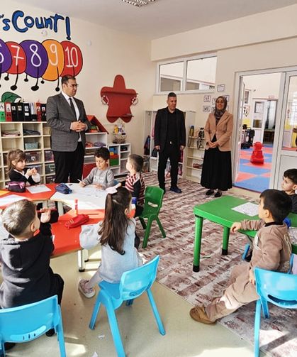 Van Edremit’te anaokullarına ziyaret