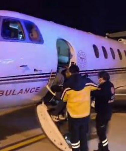 Van’da 11 aylık bebek uçak ambulansla İstanbul’a sevk edildi