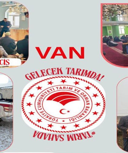 Van’da 186 çiftçiye eğitim verildi