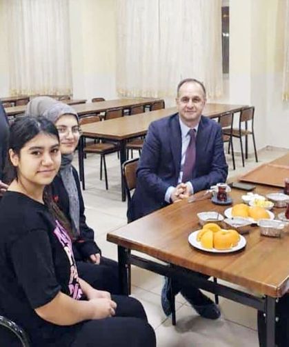 Van’da milli eğitim yöneticilerinden pansiyon ziyareti