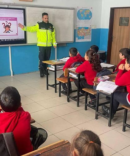 Van’da öğrencilere trafik bilinci eğitimi