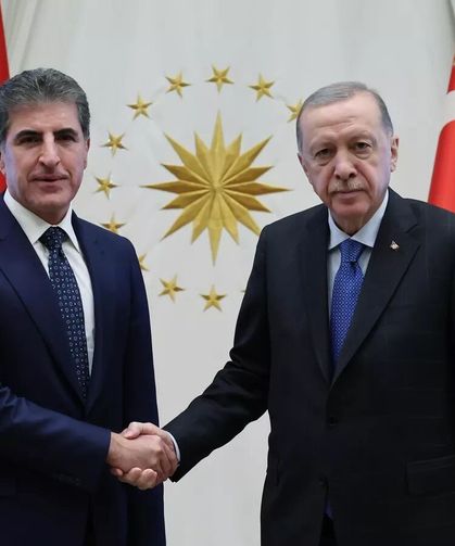 Cumhurbaşkanı Erdoğan ile Barzani arasında kritik görüşme