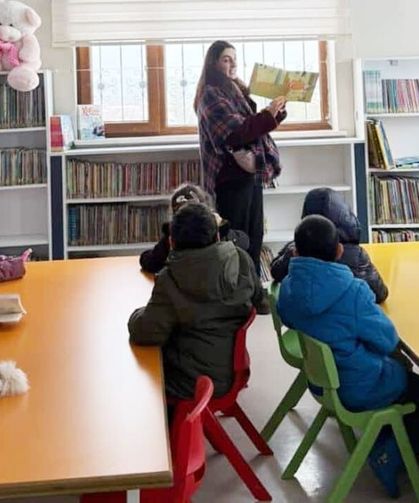 Erenkent Anaokulu öğrencileri kütüphanede buluştu