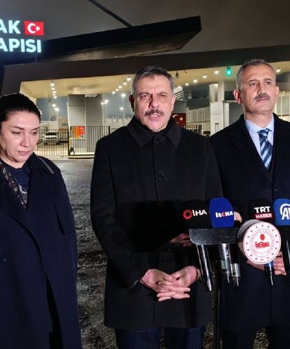 İçişleri Bakanı Türkiye-İran sınırında incelemelerde bulundu