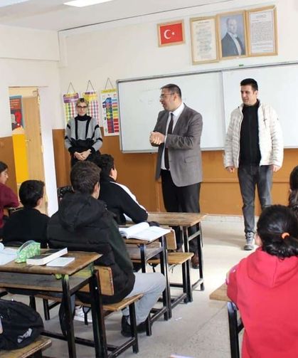 Müdür Nurses’ten ilçedeki okullara ziyaret