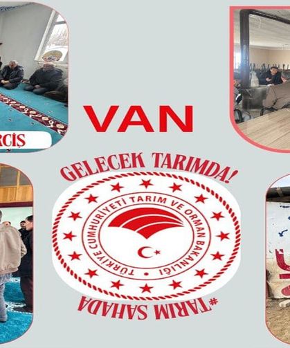 Van İl Tarım ve Orman Müdürlüğü’nden Erciş’te çiftçilere eğitim