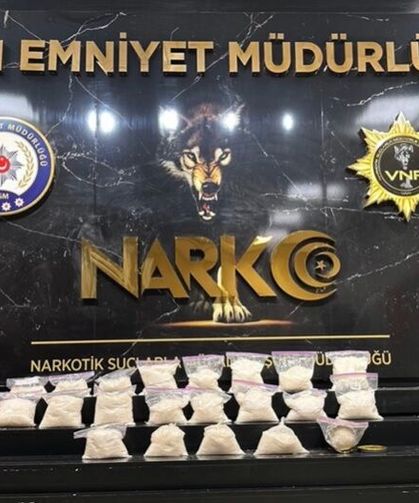 Van’da 16 kilo 400 gram metamfetamin ele geçirildi