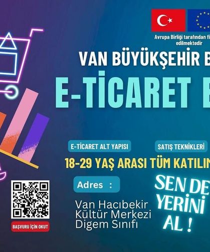 Van’da gençlere yönelik e-ticaret eğitimi düzenlenecek