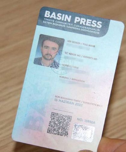Basın kartı artık resmi kimlik statüsünde!