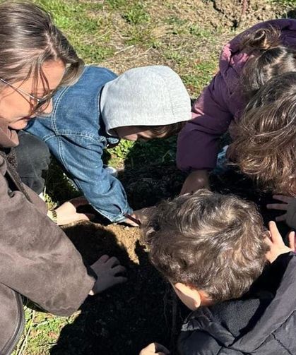 Edremit’te anaokullarında fidan dikimi etkinliği