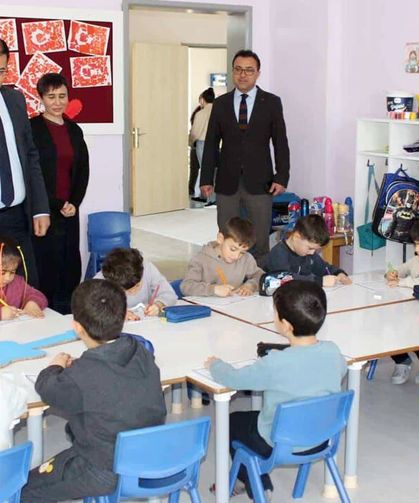 Edremit’te anaokullarının eğitim faaliyetleri yerinde incelendi