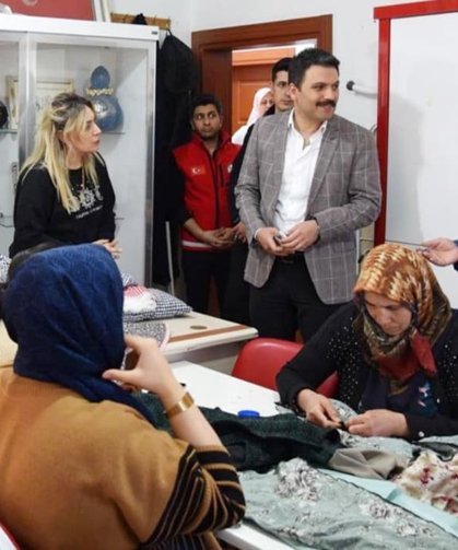 İpekyolu Kaymakamı Gilan’dan ADEM kursiyerlerine ziyaret