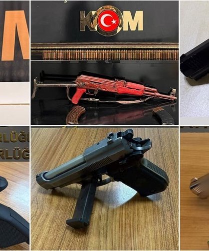 Van’da çok sayıda silah ve kaçak ürün ele geçirildi!