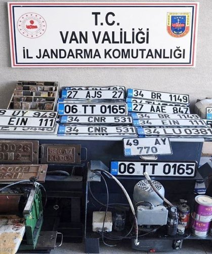 Van’da sahte plaka operasyonu! 4 gözaltı