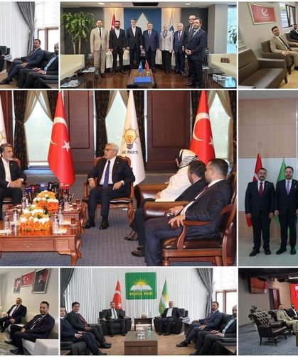 HÜDA PAR 7 siyasi partiyle bayramlaştı