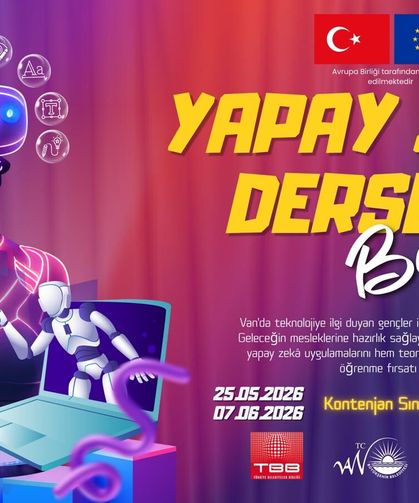 Van’da ücretsiz yapay zeka eğitimi başlıyor