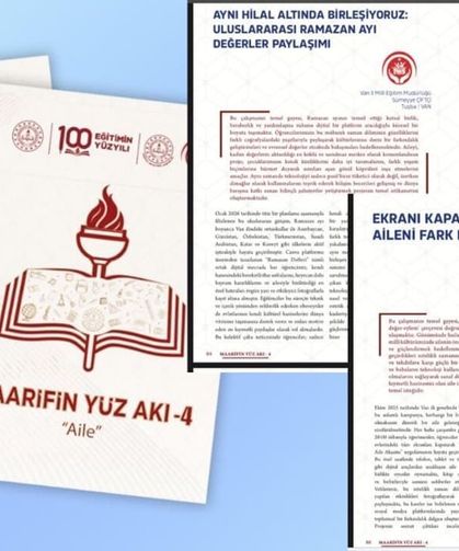 Van’dan Maarifin Yüz Akı Dergisi’ne iki başarılı çalışma