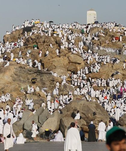 Vanlı hacı adayları Arafat’ta
