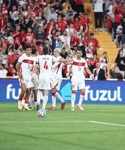 A Milli Futbol Takımı Kuzey Makedonya'yı 4 golle geçti