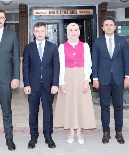 Başkale Kaymakamı Erdoğan’dan adliyeye veda ziyareti