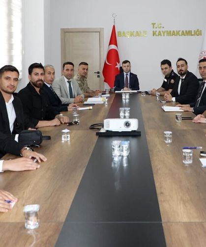 Başkale’de okul güvenliği toplantısı yapıldı