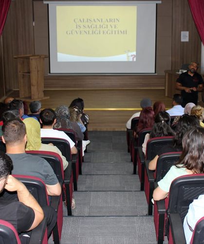 Edremit’te meslek lisesi öğretmenlerine iş sağlığı ve güvenliği eğitimi