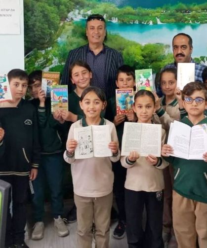 Öğrencilerden ‘bir kitap da benden olsun’ projesine anlamlı destek