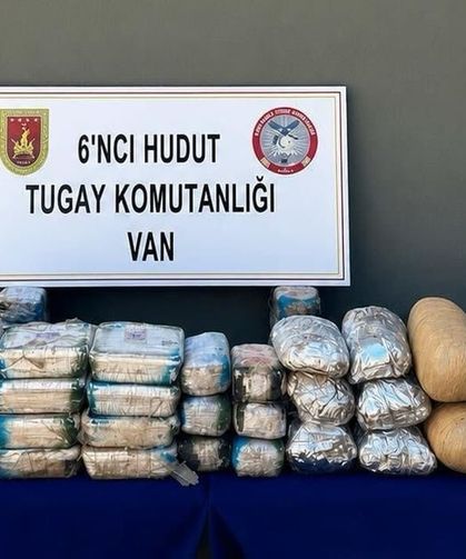 Van hudut hattında 44 kilodan fazla zehir maddesi ele geçirildi
