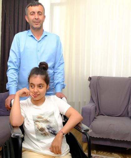 Van’da engellilere tekerlekli sandalye desteği