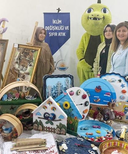 Van’daki sergide sıfır atık farkındalık standı