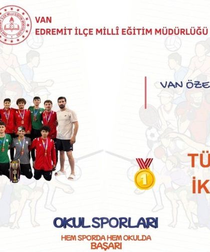 Vanlı sporcular Türkiye ikincisi oldu