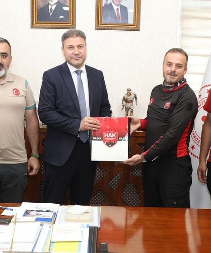 HAK Arama Kurtarma’dan Müdür Tosun’a ziyaret