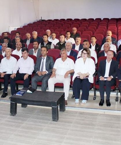 Kaymakam Sarı, kurum amirleri ve muhtarlarla bir araya geldi