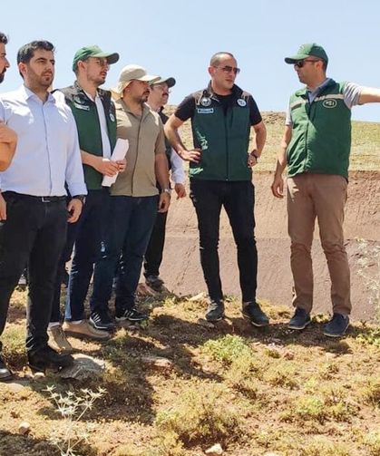 Van Çaldıran Çubuklu Barajı'nda çalışmalar yerinde incelendi
