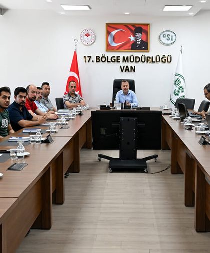Van Çubuklu Barajı inşaatı değerlendirme toplantısı gerçekleştirildi