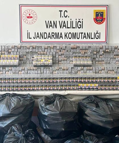Van'da 42 bin 832 paket kaçak sigara ele geçirildi