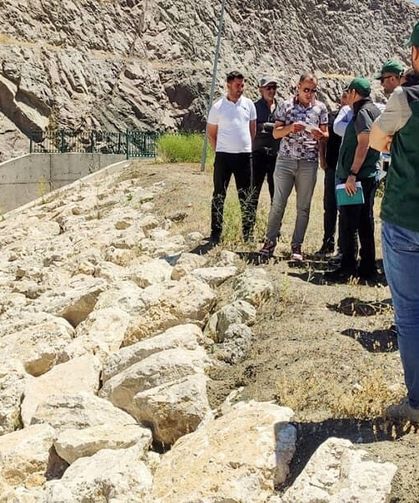 Van'da Baklatepe Göleti'nde son doğru…
