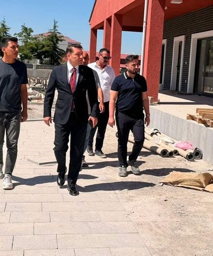 YİKOB Başkanı Göktaş, devam eden yatırımları inceledi
