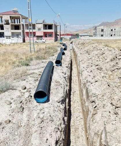 Van’da 3 ilçede 60 kilometrelik kanalizasyon çalışması başlatıldı