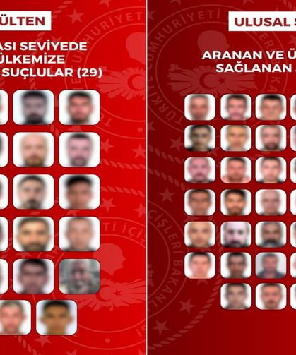 Aranan 76 kişi Türkiye’ye getirildi