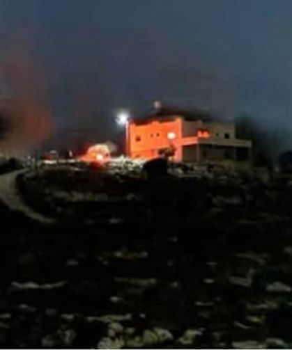 Nablus’ta yerleşimcilerin saldırısında iki ev ve bir araç ateşe verildi