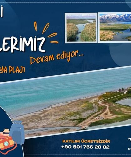 Van’da yaşlılar Engil Dilkaya Plajı’nda doğayla iç içe vakit geçirecek