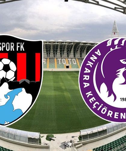 Vanspor- Ankara Keçiörengücü maçında onbirler belli oldu