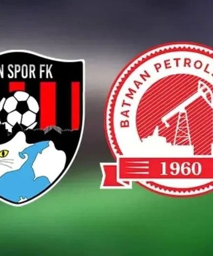 Vanspor- Batman Petrol maçında onbirler belli oldu