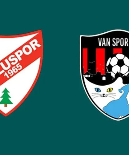 Boluspor- Vanspor maçında onbirler belli oldu