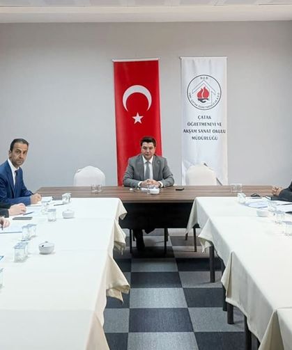 Çatak’ta Halk Eğitimi Merkezi ve ADEM’in işleyişi değerlendirildi