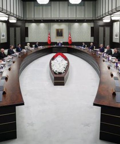 Cumhurbaşkanlığı Kabinesi Erdoğan başkanlığında bir araya geldi