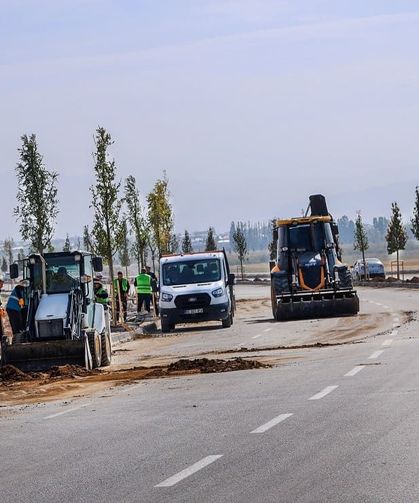 Van Gölü Sahil Yolu’nda ağaçlandırma çalışmaları sürüyor