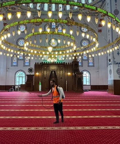 Van’daki camilerde kapsamlı temizlik