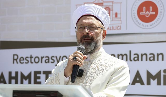 Diyanet İşleri Başkanı Erbaş: Camilerimiz çocuklarımızın okuludur